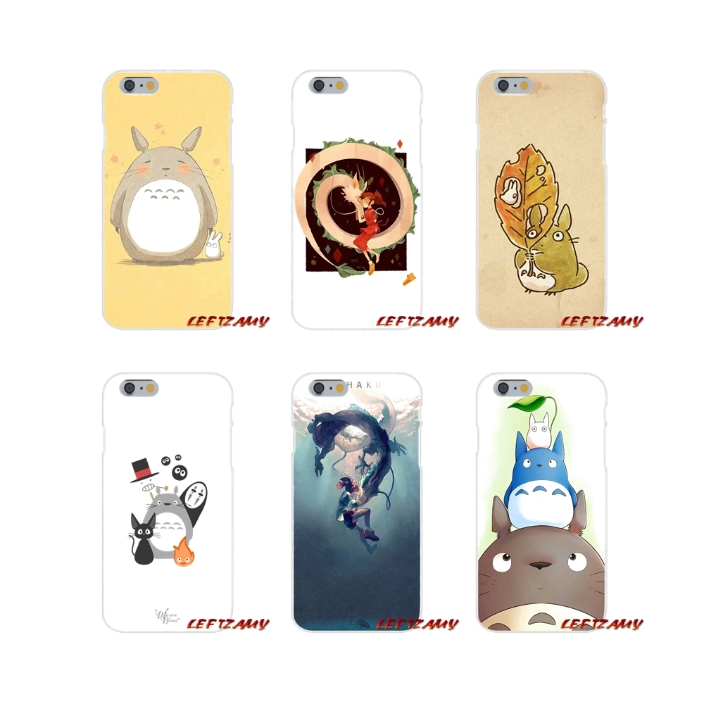 Симпатичные Тоторо Унесенные призраками Ghibli Миядзаки аниме для Samsung Galaxy S3 S4 S5 Mini S6