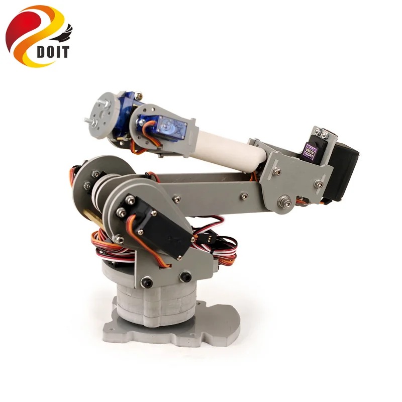 

6 DoF Robotic Arm Model Motor Servo CNC All Metal Robot Arm Structure Servos Industrial Robot DIY RC Toy UNO