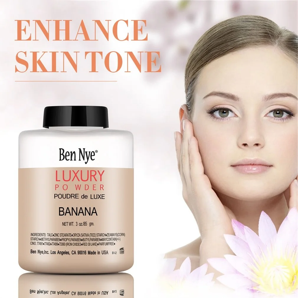 

Luxury Banana Powder Bottle Face Makeup Powders Women Lady Facial Contour Brighten Setting Powder Trendy Products