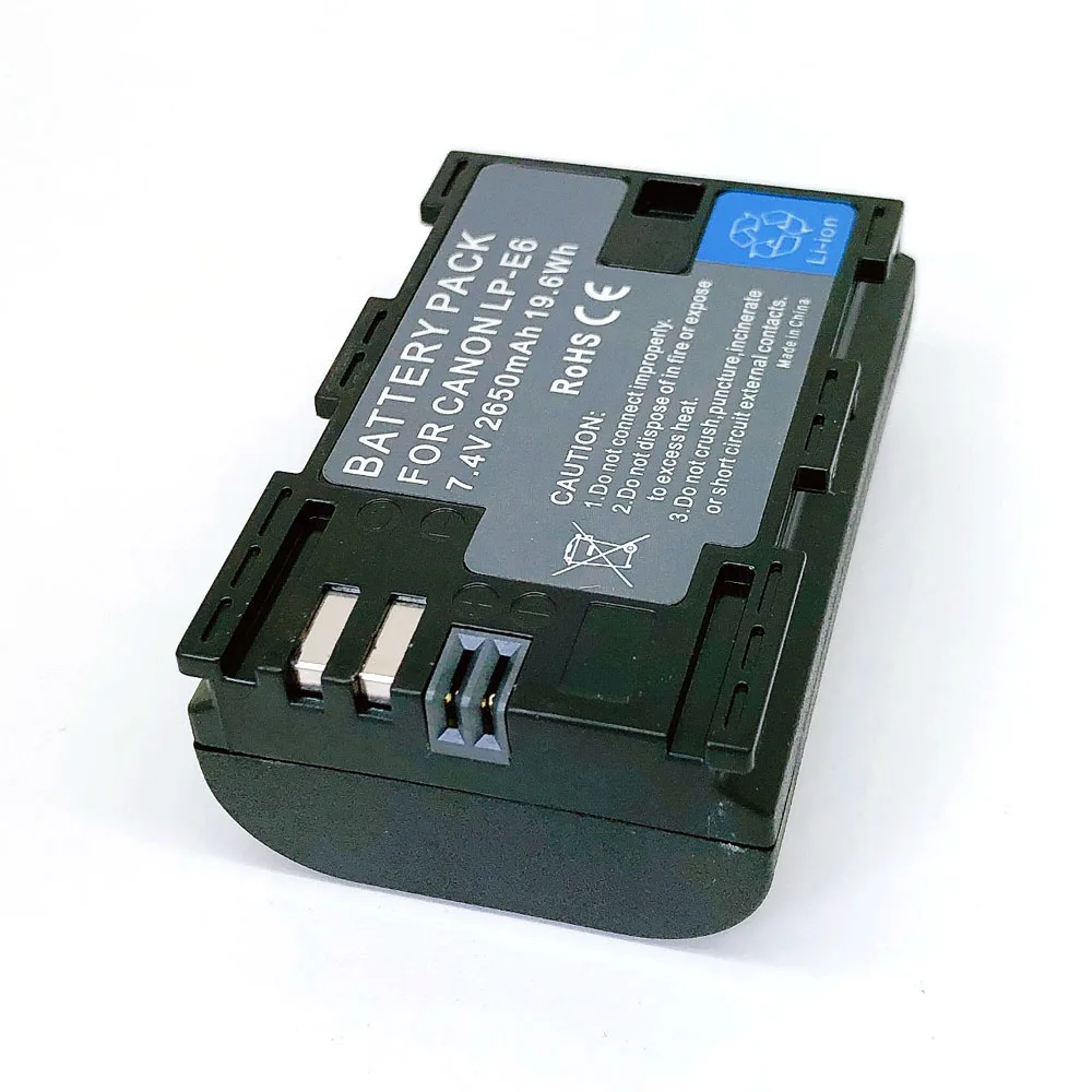 LP-E6 LPE6 LP E6 E6N LP-E6N LPE6N Батарея пакет для цифровой однообъективной зеркальной камеры Canon EOS 5D 6D 7D Mark II 2 III 3 IV 4 60D 60Da 70D 80D DSLR 5DS R 5DSR XC10