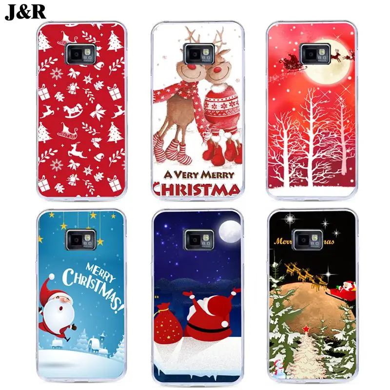Case for Samsung Galaxy S2 S 2 I9100 GT-I9100 GT-I9100M GT-I9100L GT-I9100T GT-I9100P GT-I9100G Back Cover Cases Christmas |