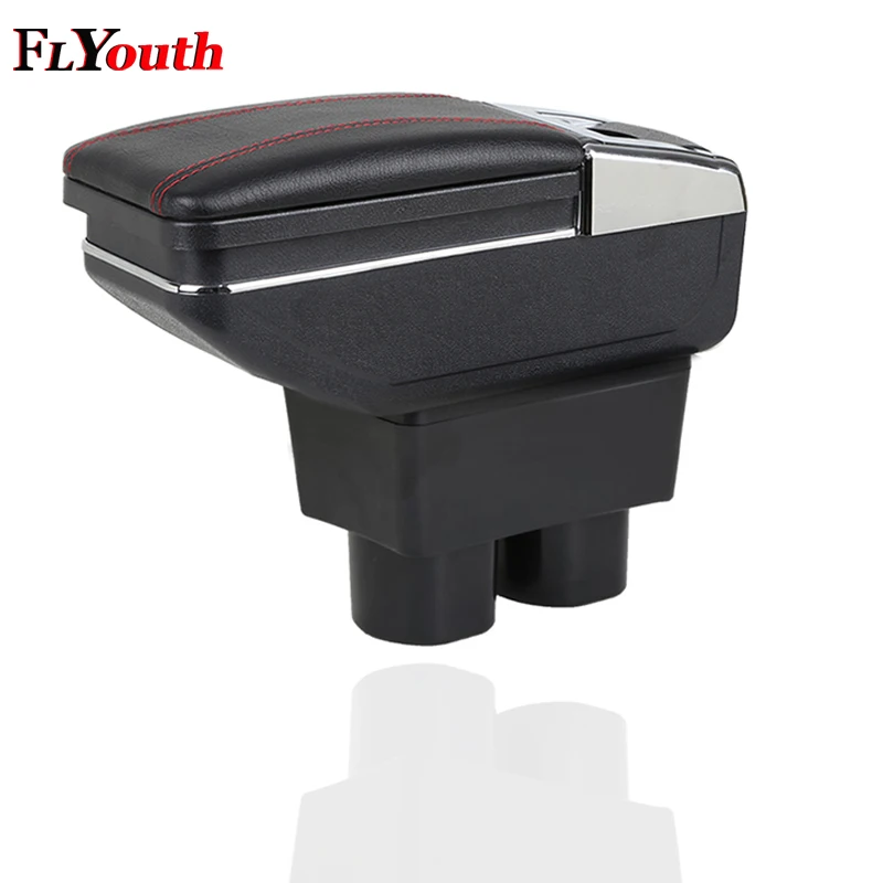 

For Nissan Tiida 2005-2014 Car Armrest Box Center Storage Box With Cup Holder Ashtray Interior Accessories Parts Decoration