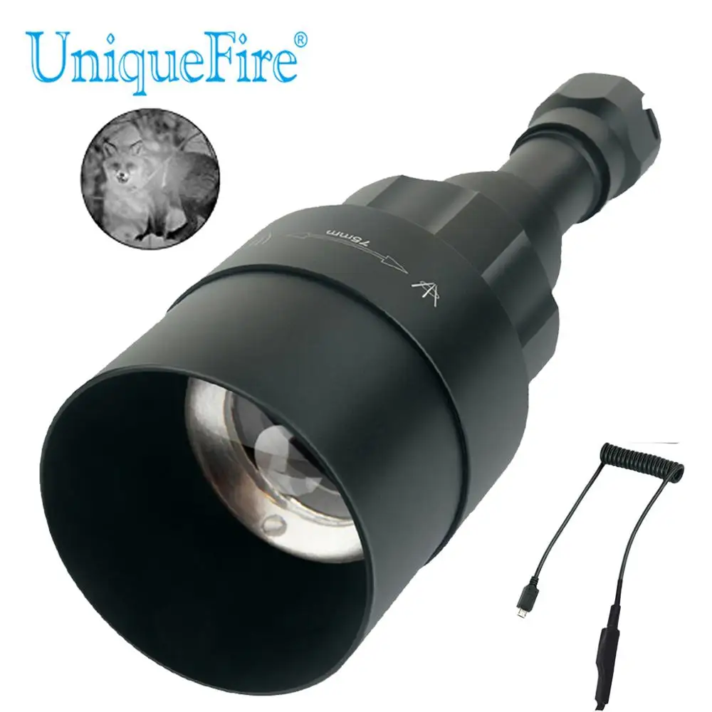 UniqueFire 1605 T75 IR 940NM LED Flashlight Infrared Light Night Vision
