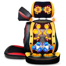 220V Hot Product Update Anti-stress electric Roller Vibration Shiatsu neck back body massage cushion chair device