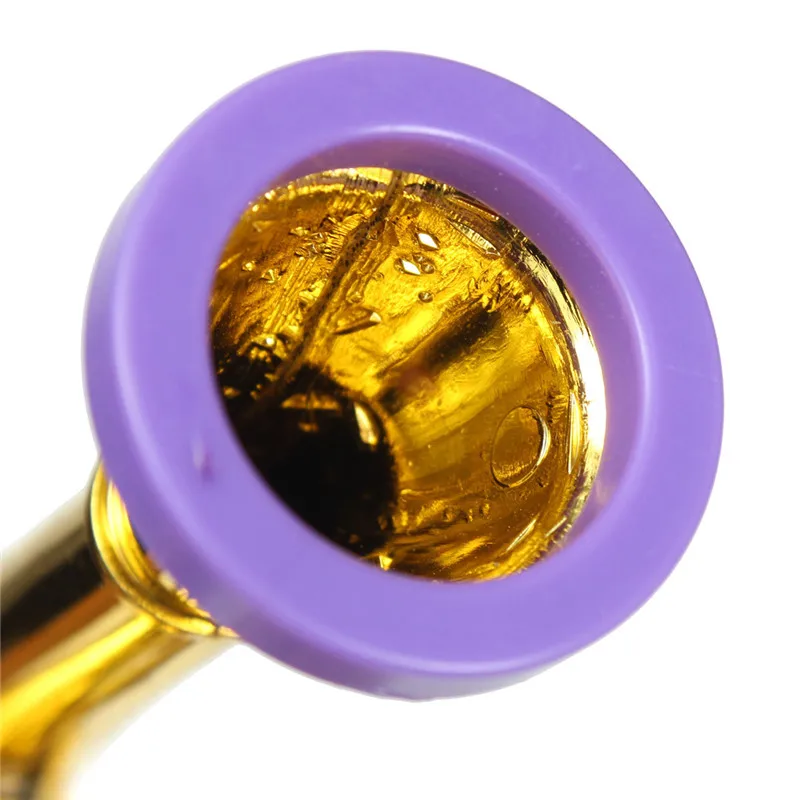Золотые серебряные трубы пластиковые мальчики девочки детские игрушки подарок музыкальный инструмент трубы 37x 10 см