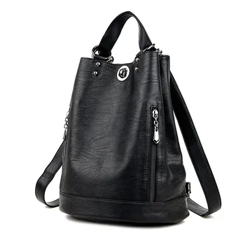 

Women Backpacks Leather Female Travel Shoulder Bag High Quality Women Bag Fashion PU Leather Backpacks for Women School Bags