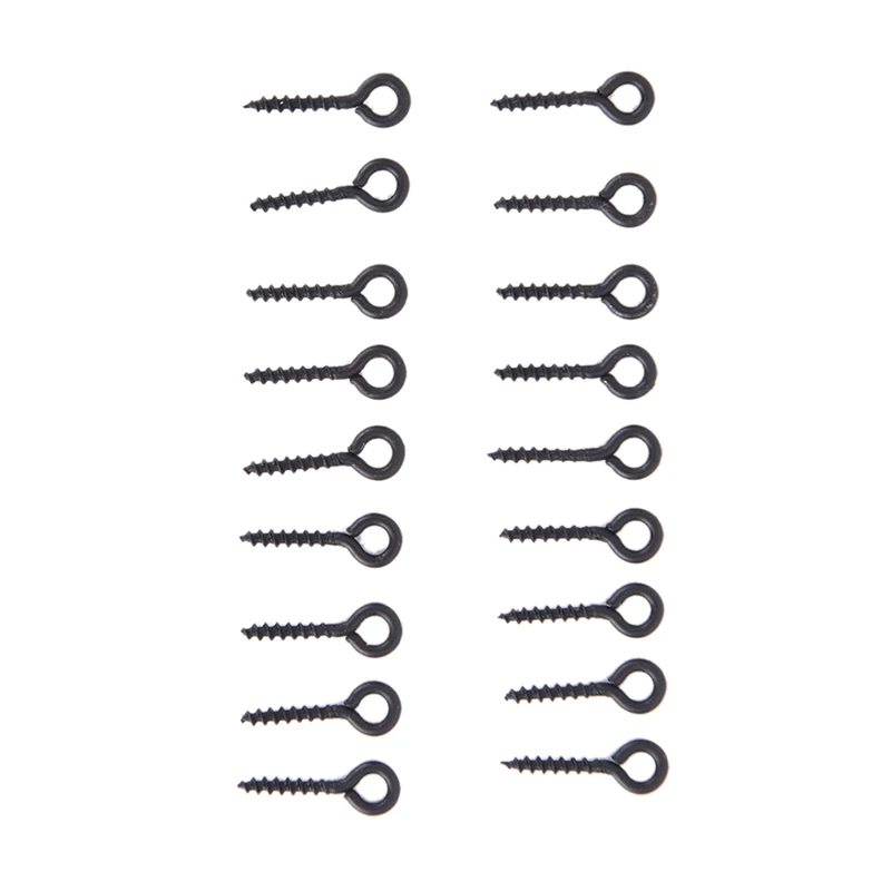 

10/20Pcs Boilie Screw Peg with Ring Swivel D-Rig Chod Rig Terminal Tackle Bait Holder Screw Carp Fishing Accessories