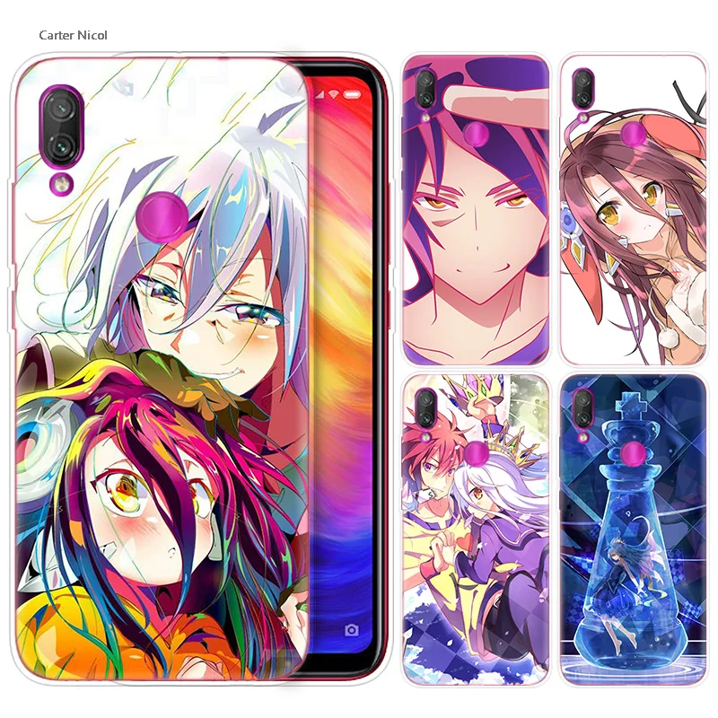 

Silicone Case for Xiaomi Redmi Note 7 6 5 Plus Mi A2 8 Lite Pro Prime Play Phone Cases Cover Anime No game No life zero