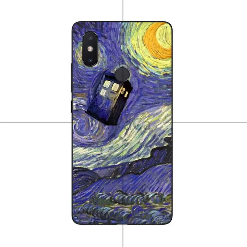 MaiYaCa Doctor Who ретро синие мягкие черные чехлы для Xiaomi Mi8 mi6 max2 max3 4X Redmi 5 Note