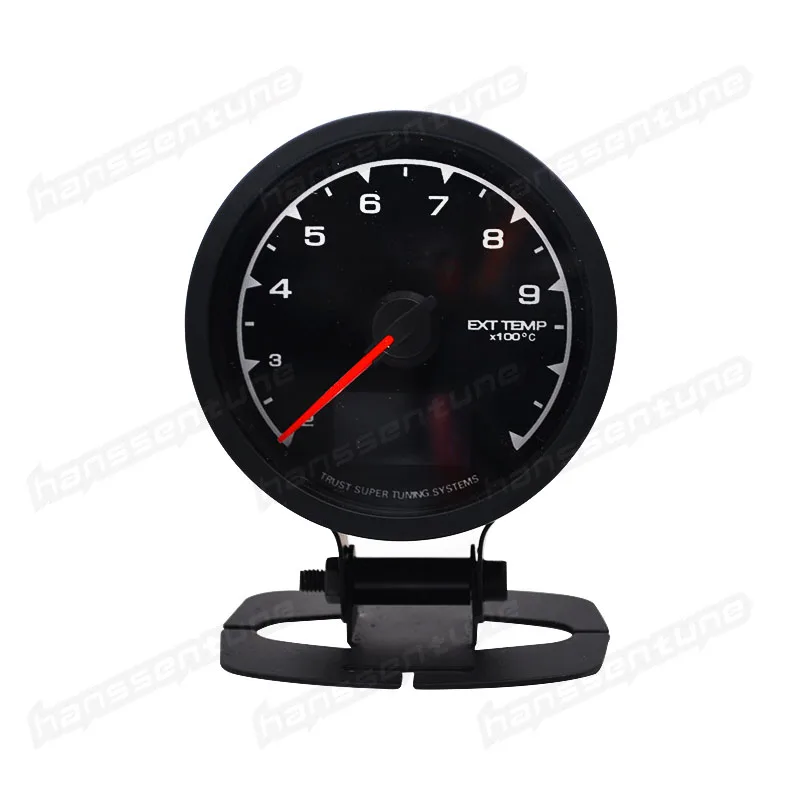 EXT Temp Gauge 7 светильник цветной ЖК-дисплей с напряжением EGT Gauge 62 мм 2,5 дюймов гоночный датчик с датчиком