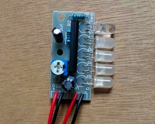 

Free Shipping!!! KA2284 five-point LED audio level indicator kit / level indicator module / electronic production kit (parts)