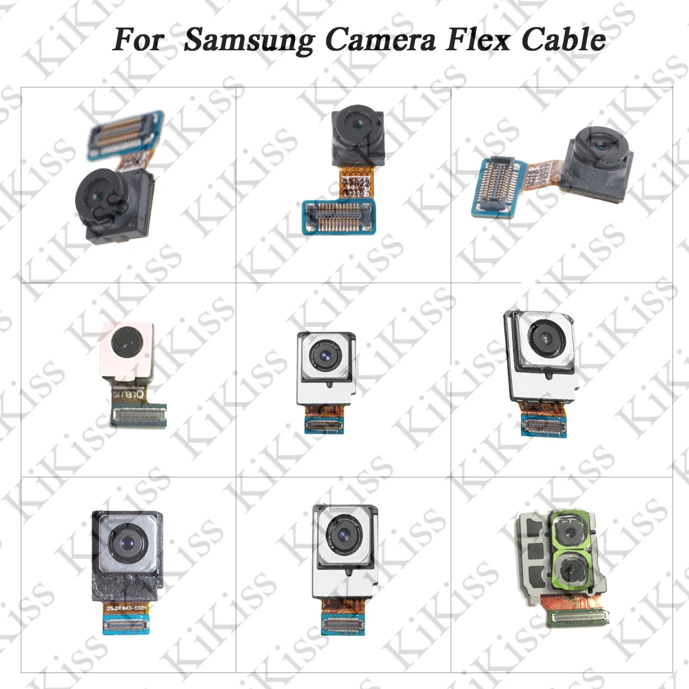 

KiKiss For Samsung S9 + G9600 G9650 G960F G965F Note8 N9500 Note9 N950U N950F Back Rear & Front Small Camera Module Flex Cable
