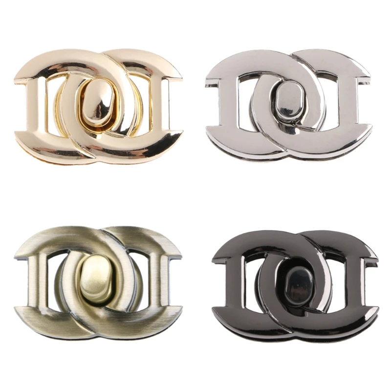 Metal Clasp Turn Lock Twist Locks for DIY Handbag Craft Bag Purse