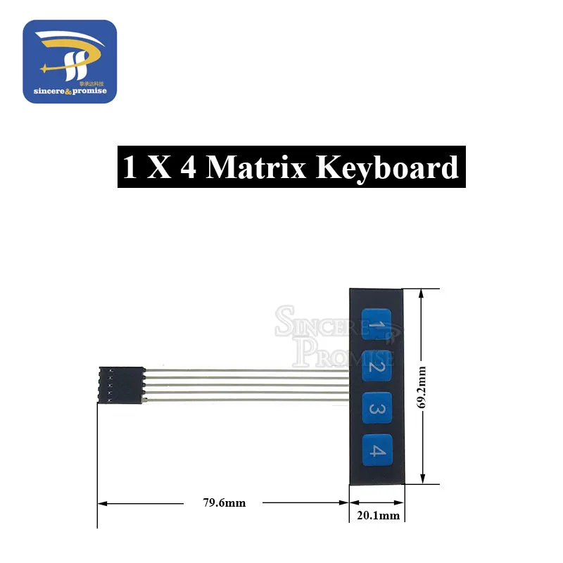 Clavier Membrane 4x5 Touches Adhésives - Clavier Matriciel Pour Arduino, Neuf
