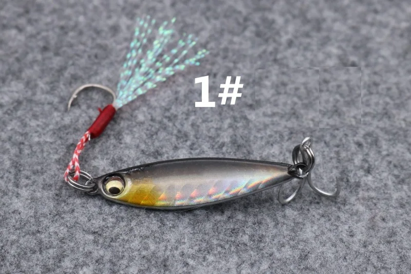 HOT NEW 7g 10g 15g 20g fishing spoon spinnerbait metal lure tuna lures glow in the dark fishing tackle lead minnow jigging pesca