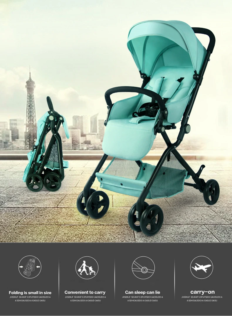 Новая детская коляска, кровать, детская коляска, складная коляска, детская коляска