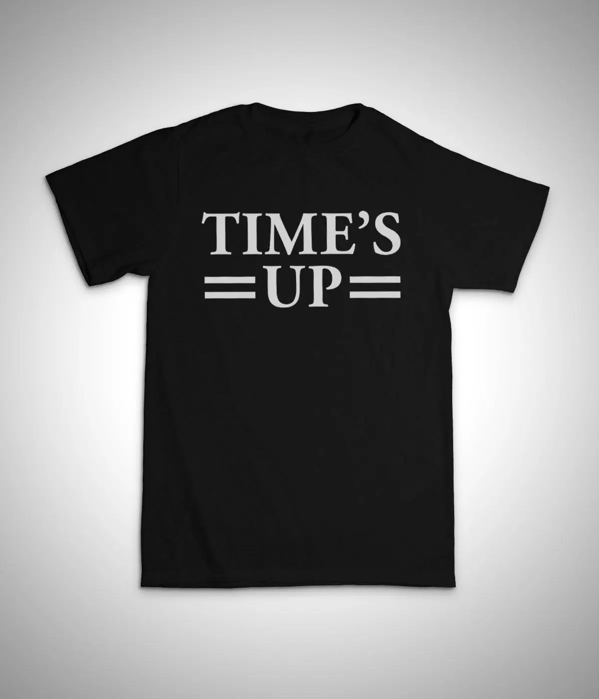 TIMES UP унисекс футболка Топ черный подарок wo Мужские Классные S M L XL XXL 2XL