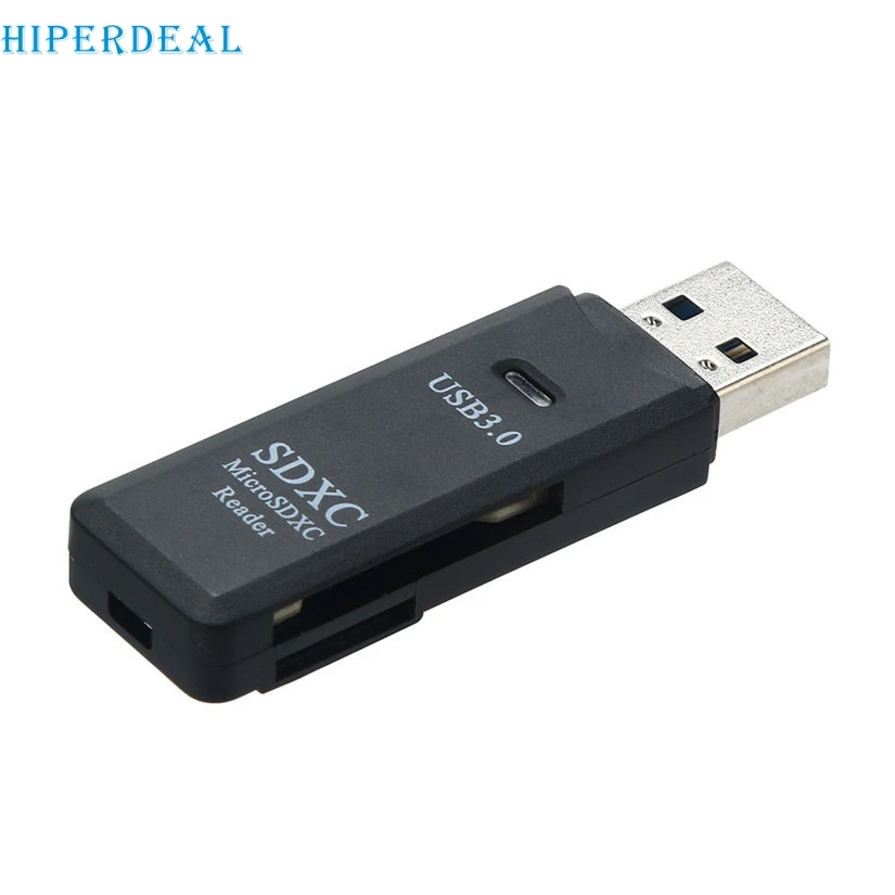 

HIPERDEAL Universal Card Reader Ultra High Speed 2 in 1 USB 3.0 Memory Card Reader Flash Adapter Micro SD SDXC #6D