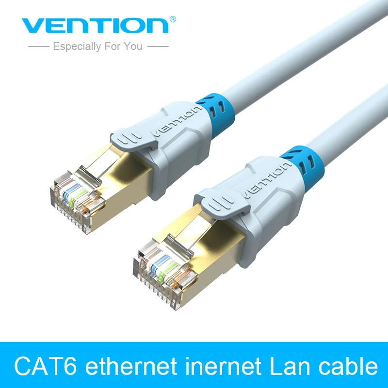 

Vention Ethernet Cable CAT6 Shielded Twisted Pair Ethernet Network Cable CAT 6 RJ45 Lan Cable Patch LAN Cord for Computer Router