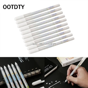 

White Hook Liner Pens Signature Marker Black Paper Highlighter Reviser 0.8mm