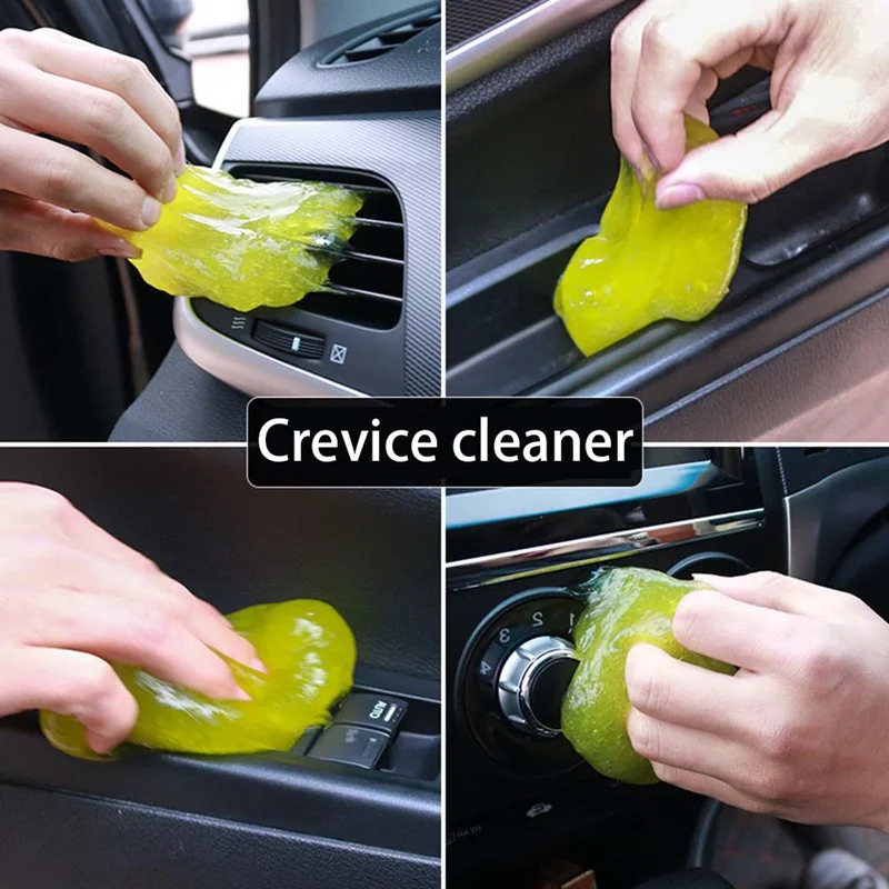 

Car Cleaner Glue Panel Air Vent Outlet Dashboard Laptop Home Cleaning Tool Mud Remover Car Gap Dust Dirt Cleaner Soft Gel