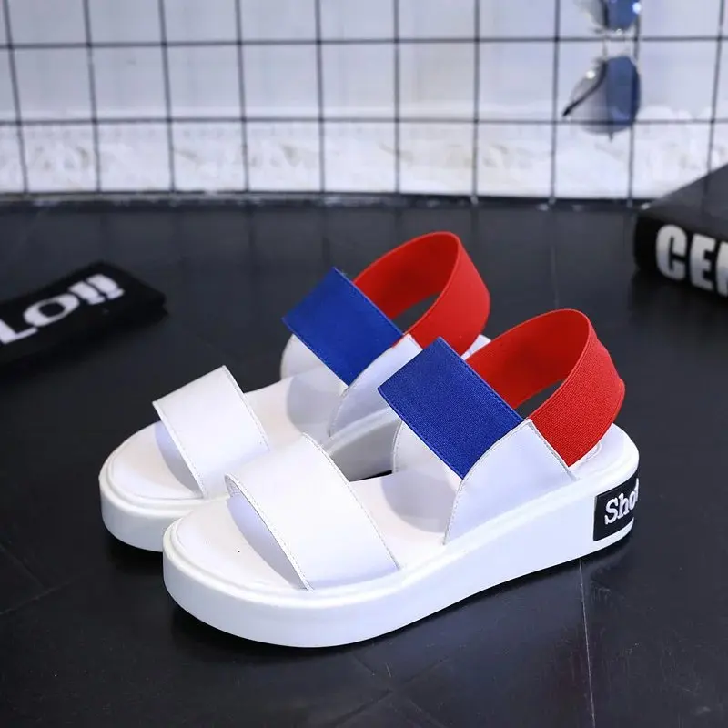 2017 New font b Women b font Beach Sandals Spring Summer Girl s Open Toe Platform