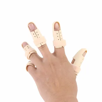 

1pc Finger Fracture Brace Plastic Non-slip Finger Splints Adjustable Durable Finger Protector Fixation