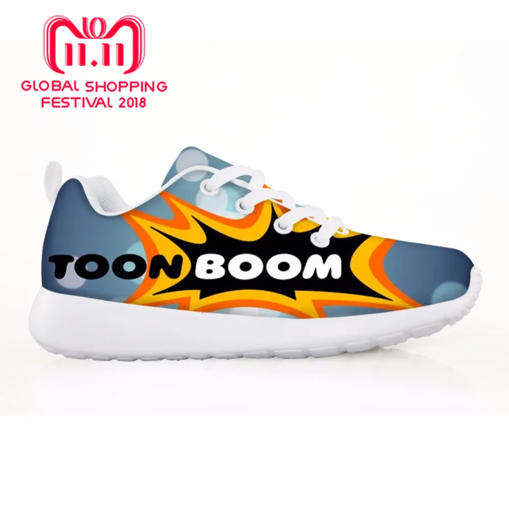 

Toon Blast Children's Sneakers Running Shoes Printed Sport Shoes for Kids Boys Girls Lightweight Boots Flat Shoes