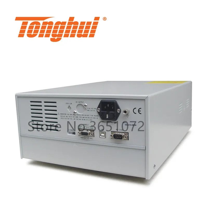 TH9320 S4 AC/DC Hipot тестовый er с V & тест сопротивления изоляции AC 0 20 мА DC 10 1Mohm 9999Mohm 4