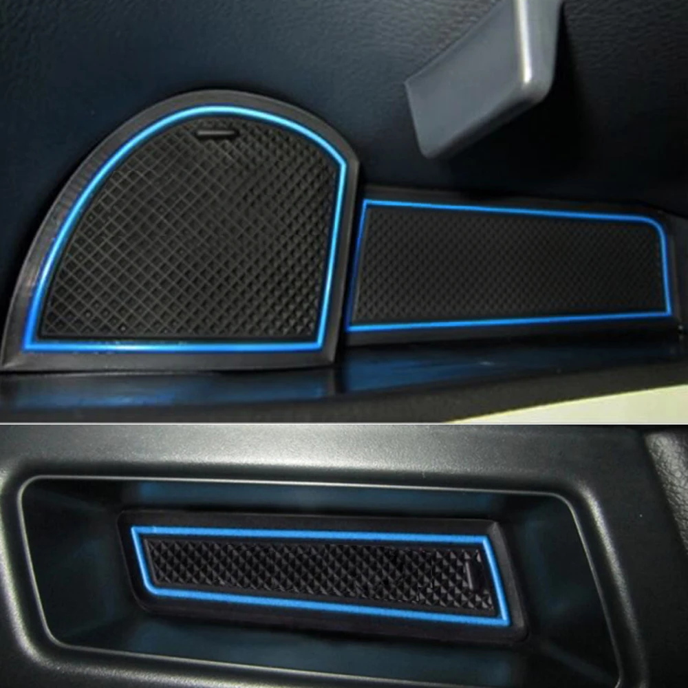 

For Subaru XV 2012 to 2014 Car Non-Slip Cup Cushion Door Groove Mat Covers Cup Mat 14pcs Per Set Car Accessories