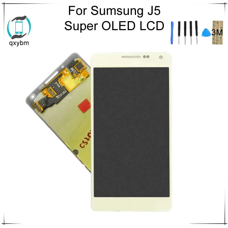 

Super OLED 5.0" For Samsung For Galaxy J5 2015 J500 J500F J500FN LCD Display Touch Screen Digitizer Assembly + free 3M Sticker