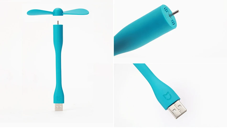 Original Xiaomi Mijia USB Portable fan, USB for Power bank  laptop notebook computer, Flexible Pocket fan (4)