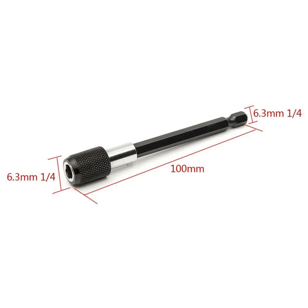 New 6 Pcs 1/4 inch 6.35mm Hex Shank Magnetic Screwdriver Bit Holder C-RV Extension Adapter Set Drill Bit For Screws,Nuts New 6 Pcs 1/4 inch 6.35mm Hex Shank Magnetic Screwdriver Bit Holder C-RV Extension Adapter Set Drill Bit For Screws,Nuts