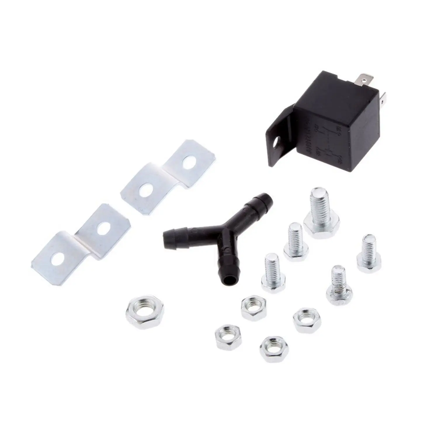  12V 178db Black Car Motorcycle Air Horn Train Kit Dual Trumpet Ultra Loud