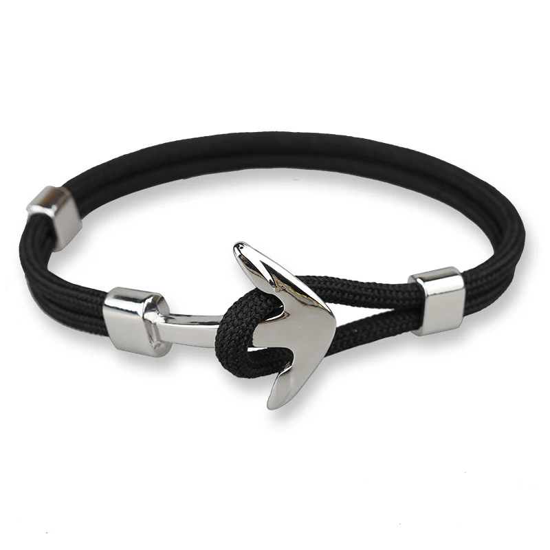 NIUYITID Men Anchor Bracelet Bangle For Women 18 Style Fashion Handmade Alloy Accessories Jewellery Dropshipping (12)