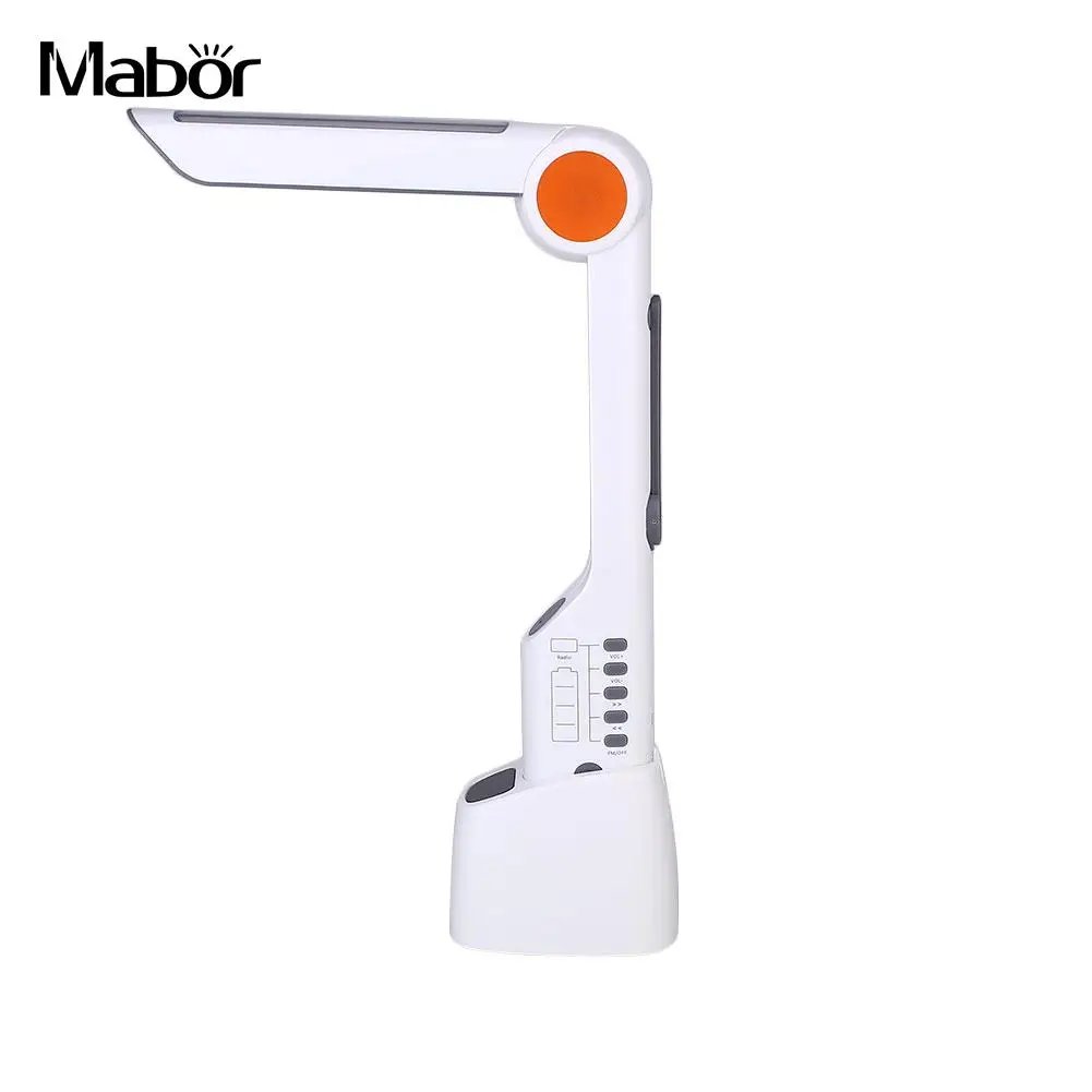 

Hand Cranking Solar Table Light Desk Lamp FM Radio Flashlight Portable Brighting