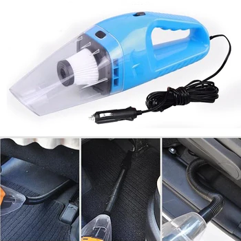 

Dewtreetali Portable Car Vacuum Cleaner Wet And Dry Dual-Use With Power 120W 12V Super Absorb Car Waste Car Accessory