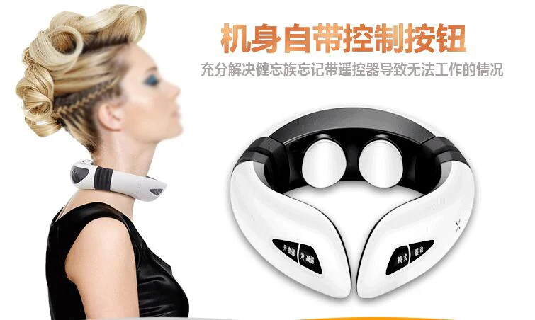 3D Beating Kneading Cervical Neck massager Electric Acupuncture Meridian Magnet therapy health health Care Wireless Control