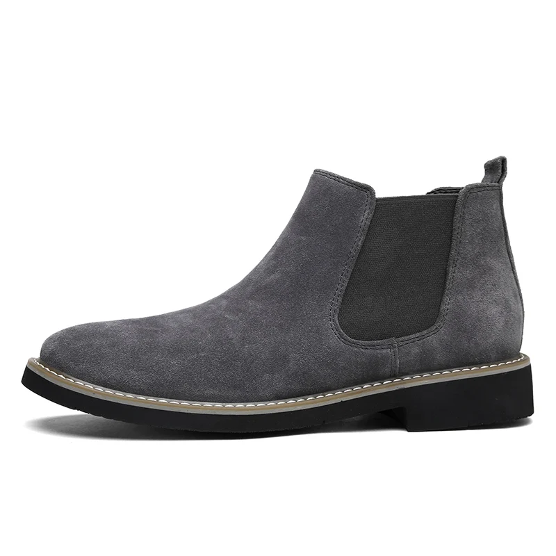 Tanie 2019 zima prawdziwej skóry chelsea Boots kobiety jesień zima botki Bota Masculina Scarpe Uomo Invernali Bottine Homme