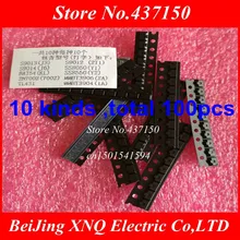 ТРАНЗИСТОР поверхностного монтажа посылка SOT23 10 видов техническими характеристиками для каждой 10 всего 100 шт. компонент посылка, комплект, набор