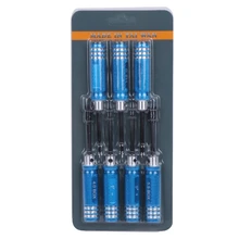 OOTDTY изысканный набор из 7 шестигранных отверток Набор инструментов для RC вертолета автомобиля лодки самолета модели скольжения