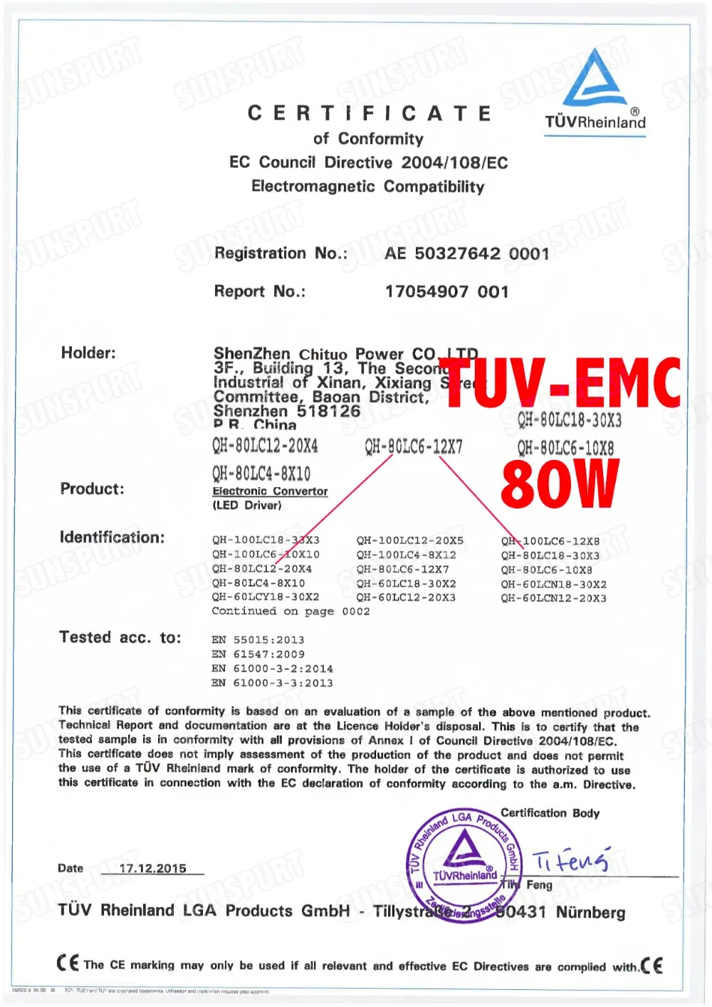 2 предмета tuv-emc lvd 80 Вт AC85-277V Светодиодный драйвер 12-20cx4b 1200ma dc35-66v постоянного тока LED Мощность для прожектор бесплатная доставка