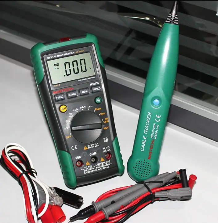 MASTECH ms8237 Многофункциональный цифровой мультиметр кабельный трекер тоновый