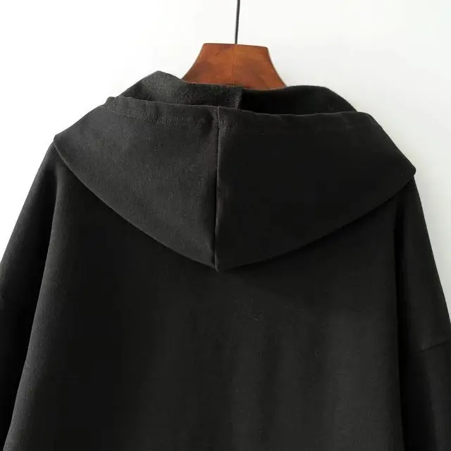 Женский трикотажный свитер с рукавом летучая мышь и надписью|fashion hoodie|hoodie