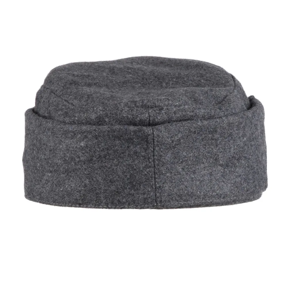 Серая шерстяная кепка в армейском стиле|wwii german army|m43 field capm43 cap |