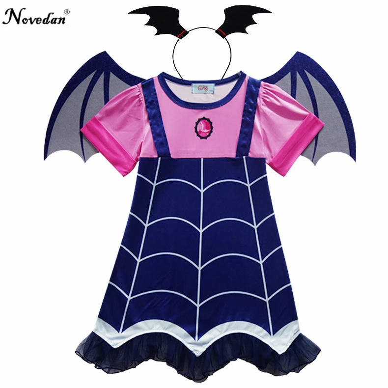 Vampirinas Costumi Cosplay Princess Birthday Party Anna Dress Halloween Christmas Clothes Girls Fancy Dress Gift