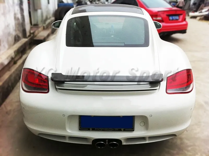 2006-2012 Porsche Cayman Boxter 987 TA2 Style Trunk Spoiler CF (6)