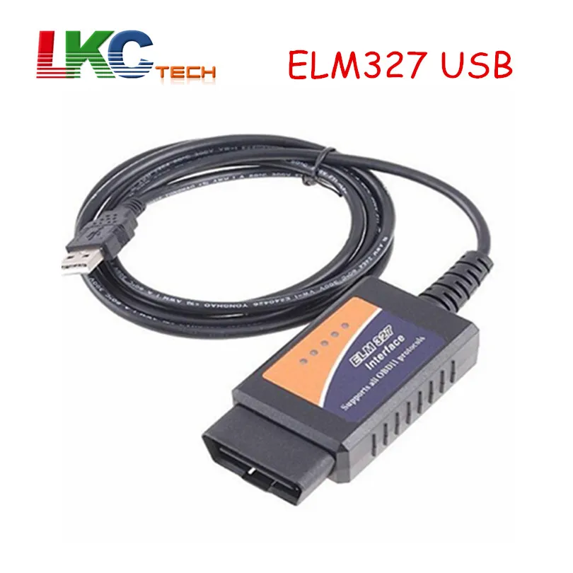 ELM327 USB интерфейс OBD ii obd2 автомобильный диагностический сканирующий инструмент ELM