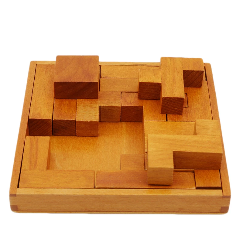 Логические блоки образования интеллектуальная коробка игра игрушки деревянный