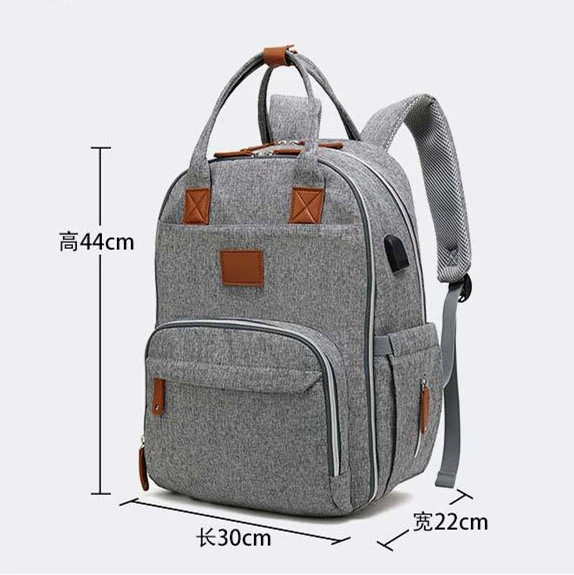 Large Capacity Travel Backpack Waterproof Baby Diaper Changing Nappy Bag Fashion 02